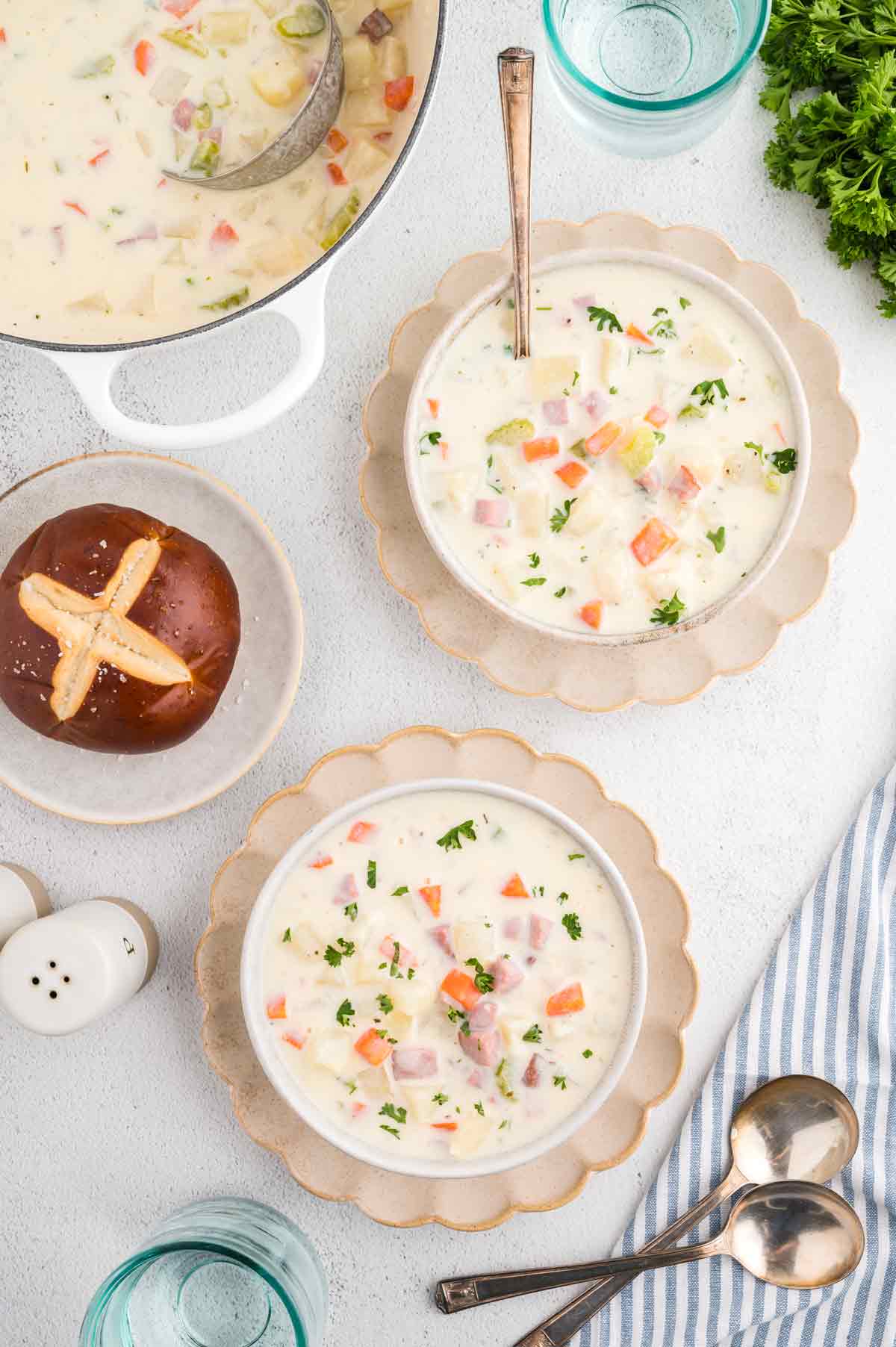 Easy Ham and Potato Soup