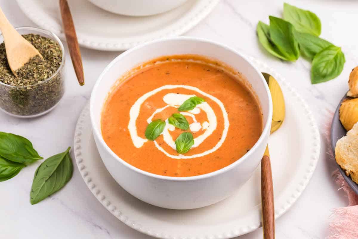 Creamy Tomato-Basil Soup
