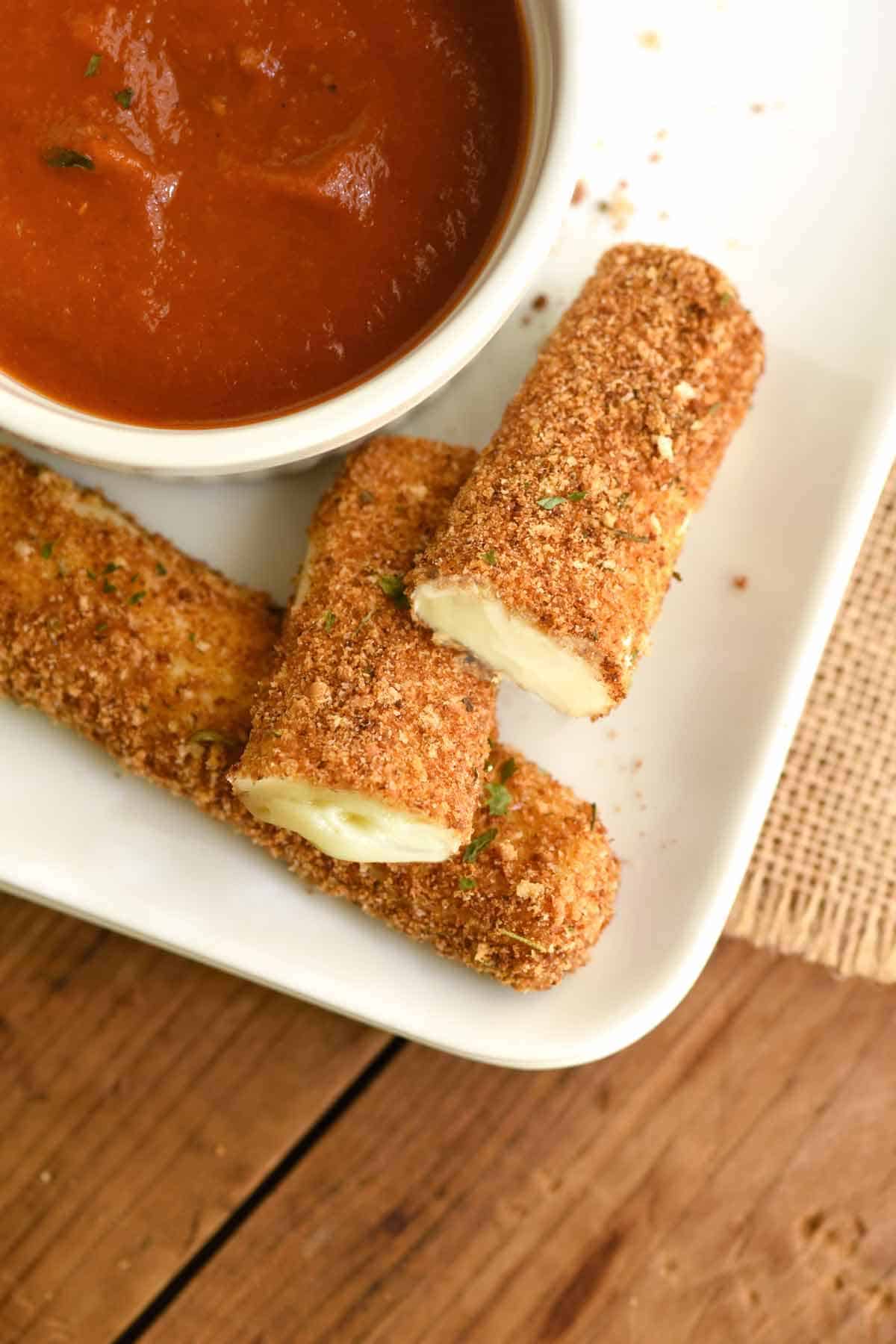 Homemade Mozzarella Sticks