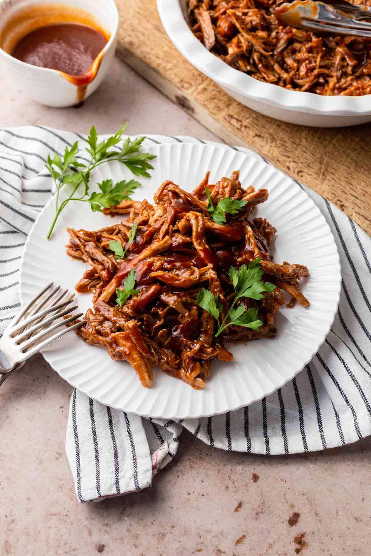 Slow Cooked Barbecue Pulled Pork