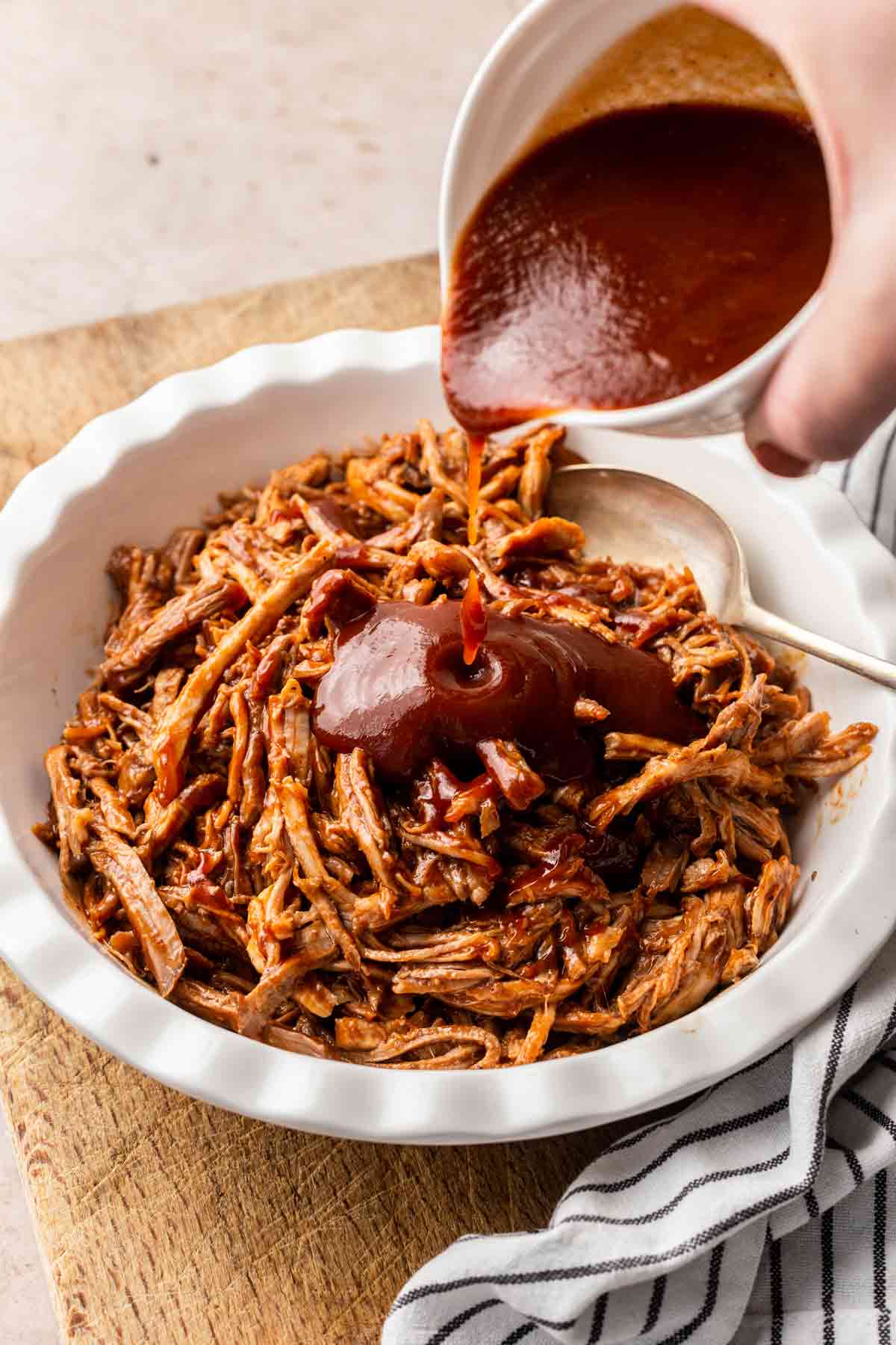 Slow Cooker Pulled Pork with Barbecue Sauce