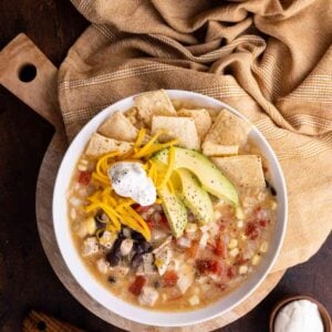 Crockpot Chicken Tortilla Soup