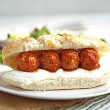 Crockpot Meatball Subs