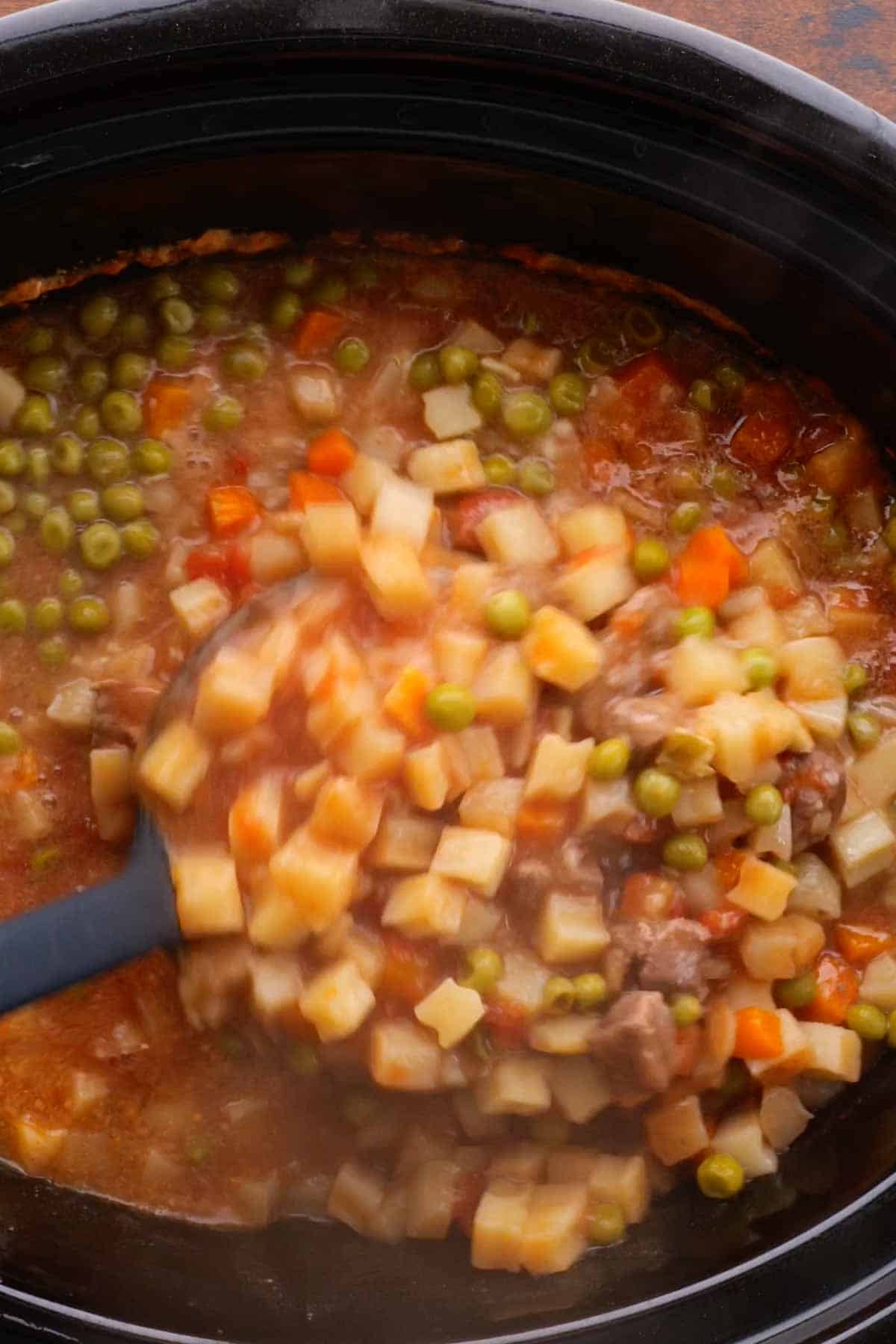 Easy Crockpot Vegetable Beef Stew