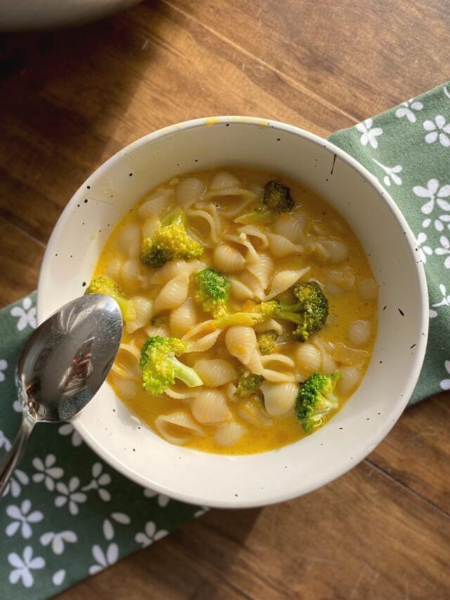 Broccoli Mac And Cheese Soup