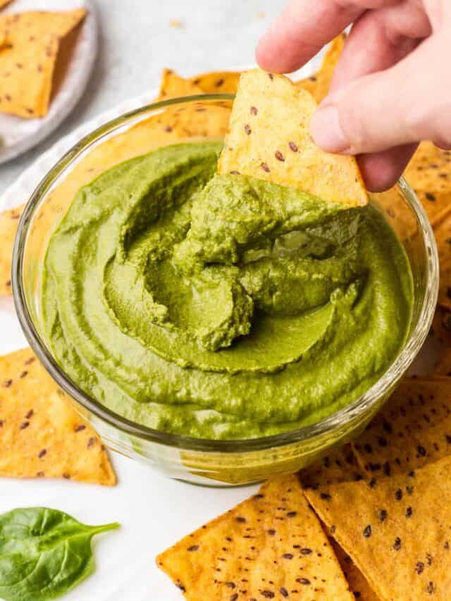 Cool Creamy Spinach Dip - Mighty Mrs | Super Easy Recipes
