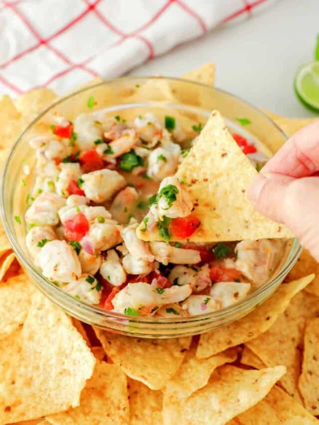 Lime-Cooked Shrimp Ceviche