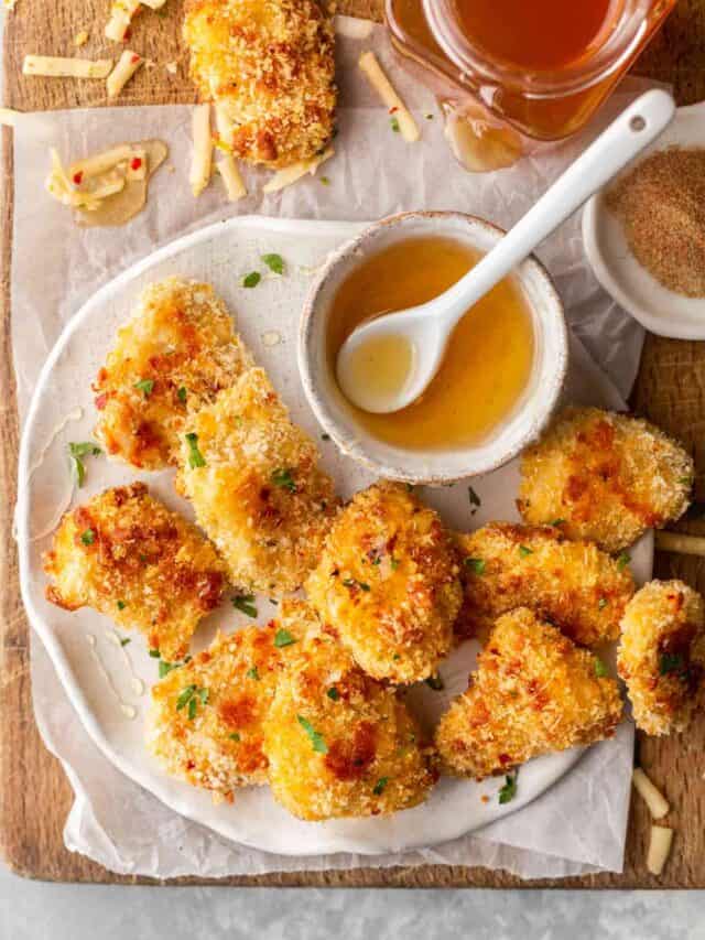 6-Ingredient Hot Honey Chicken Nuggets - Mighty Mrs | Super Easy Recipes