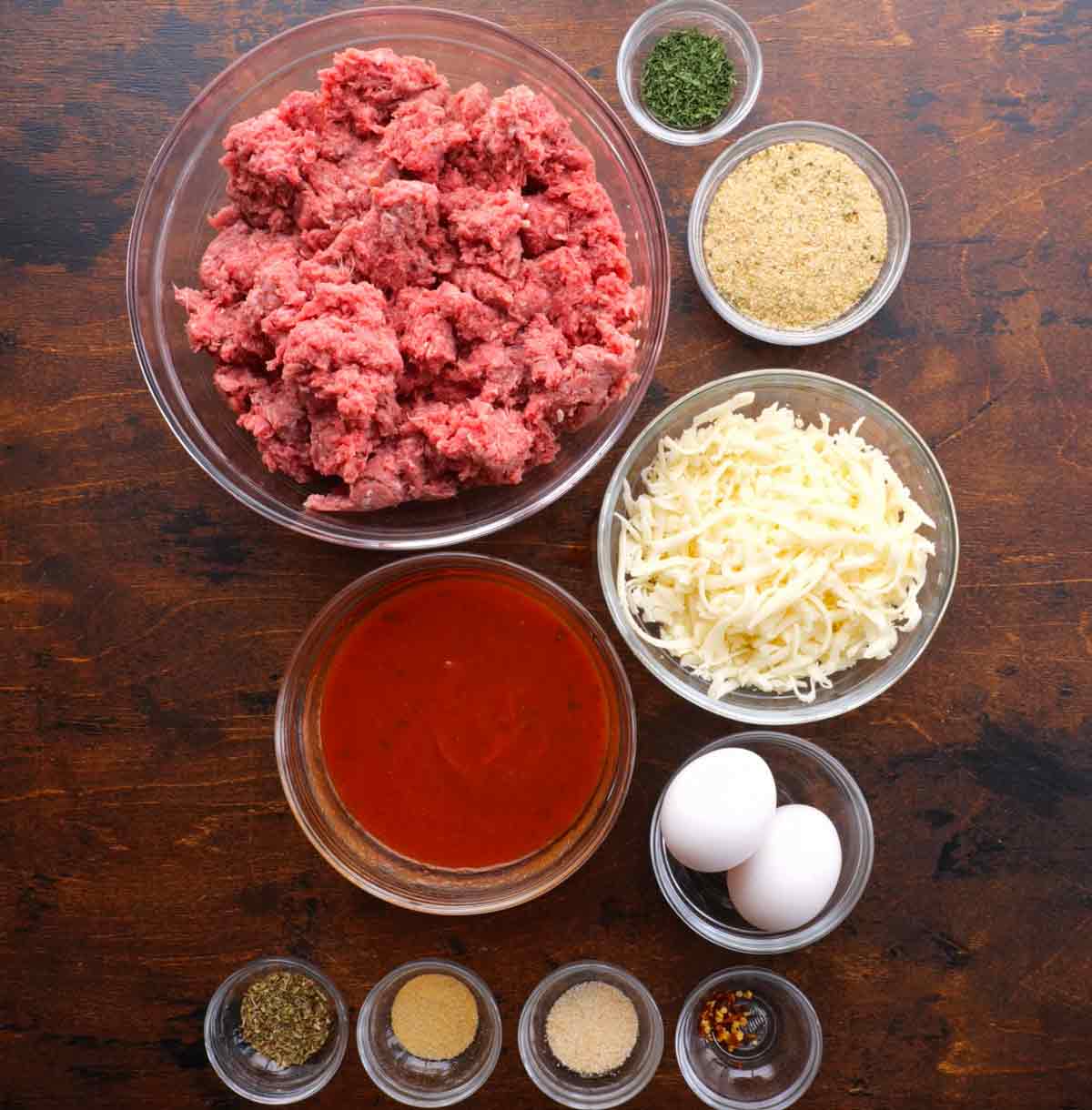 Meatza Ingredients