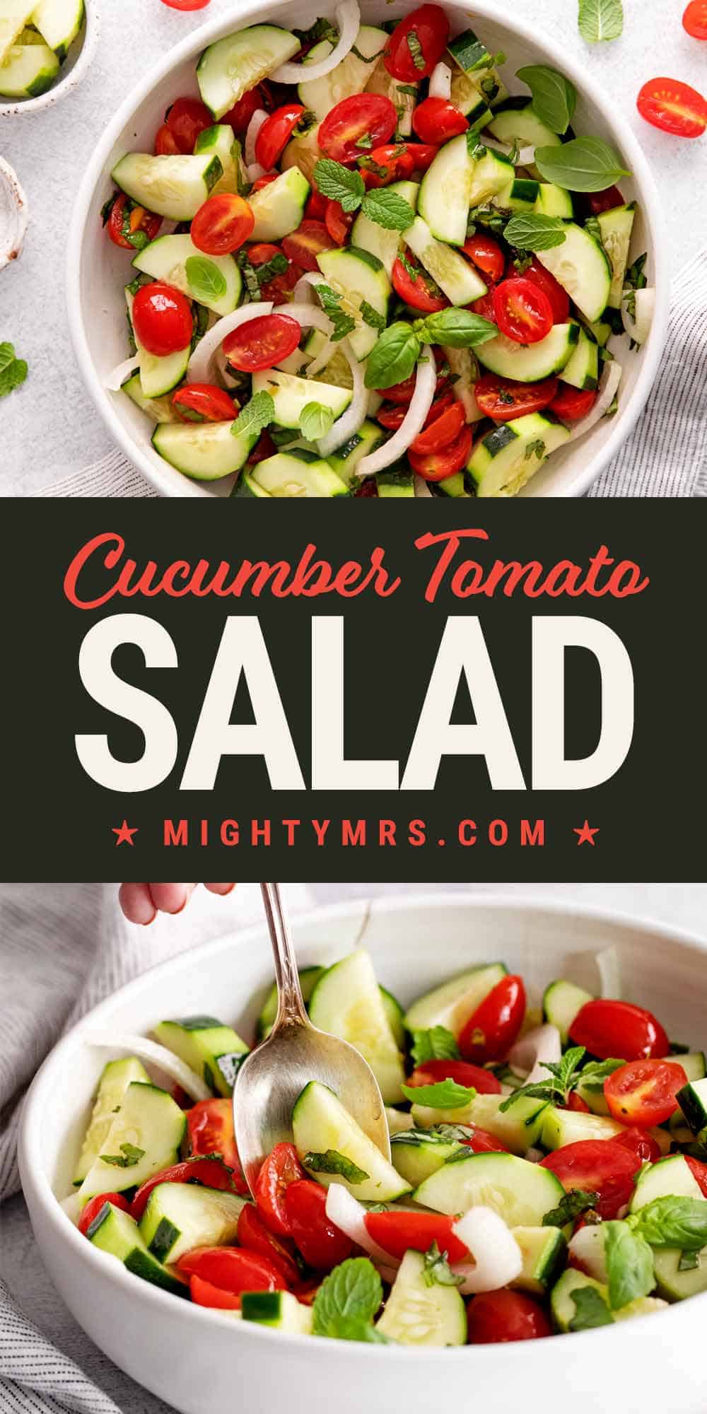 Cucumber Tomato Onion Salad Mighty Mrs Super Easy Recipes