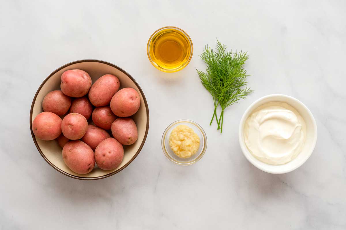 Italian Dressing Dill Potato Ingredients