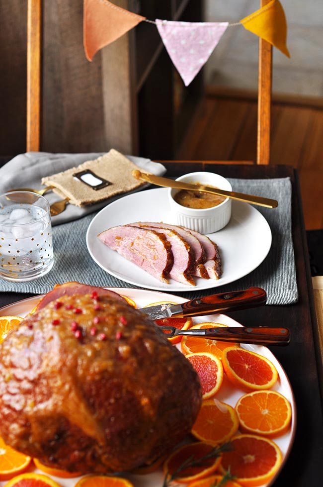 Orange-Marmalade-Glazed Ham - Easter Ham