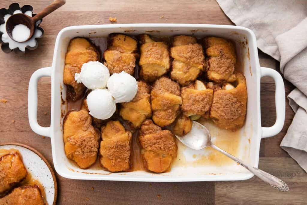 Crescent Roll Apple Dumplings