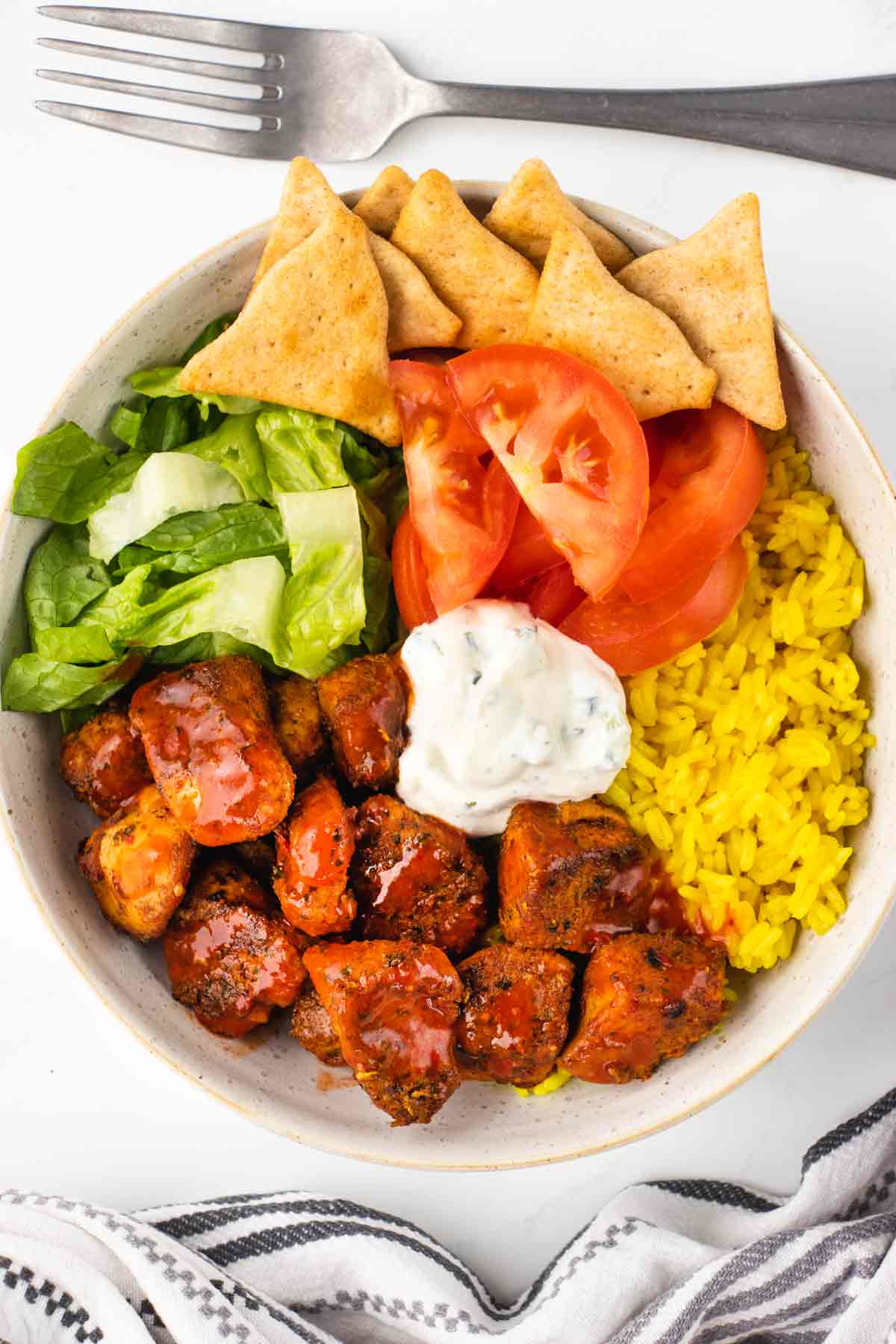 Chicken Shawarma Rice Bowl