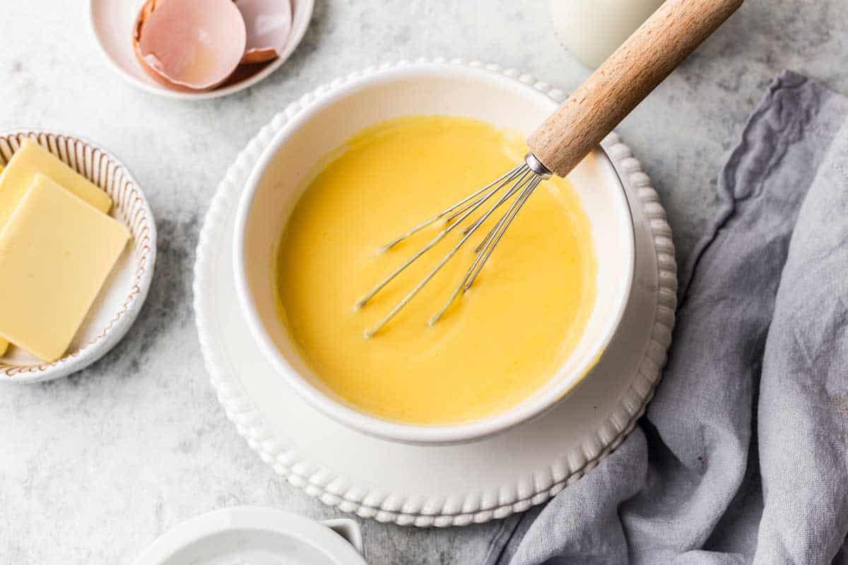 Homemade Hollandaise Sauce