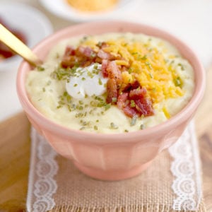 Easy Loaded Potato Soup