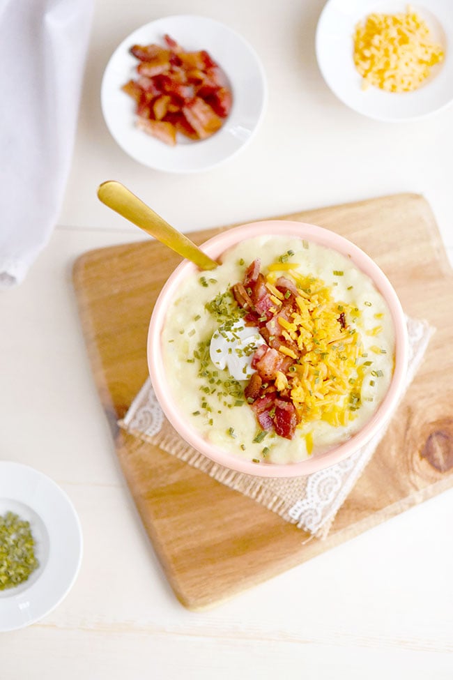 Easy Loaded Potato Soup