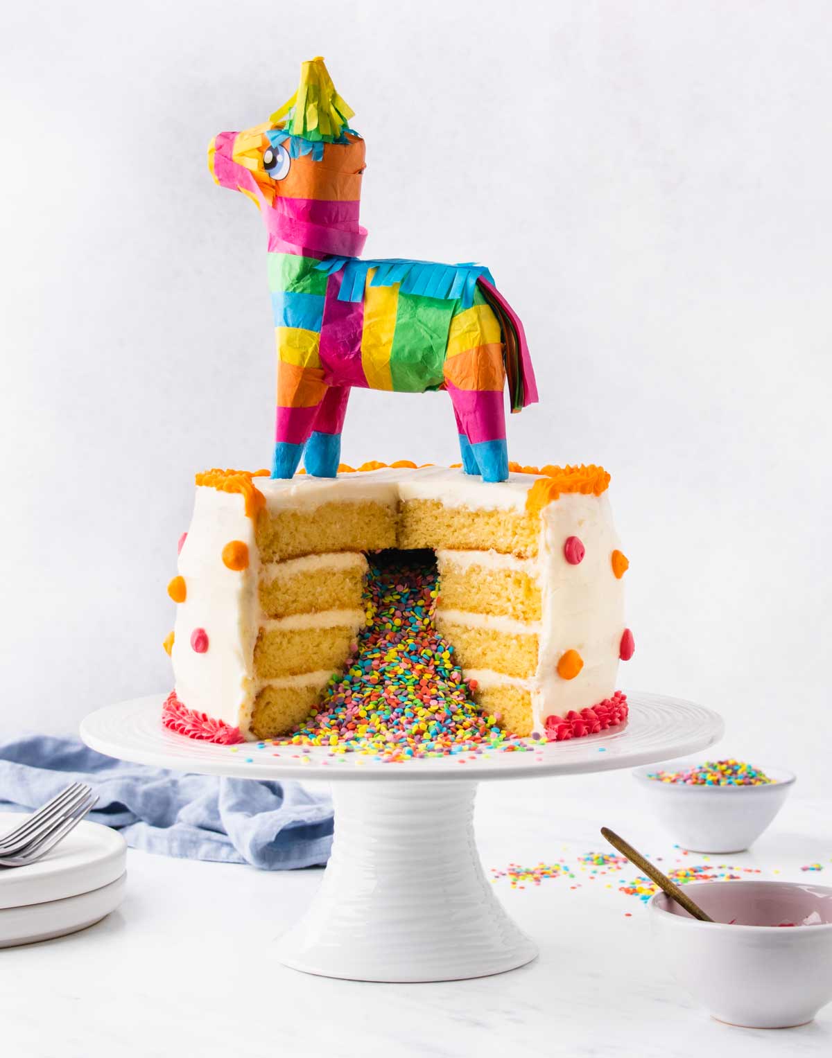 Easy Piñata Cake