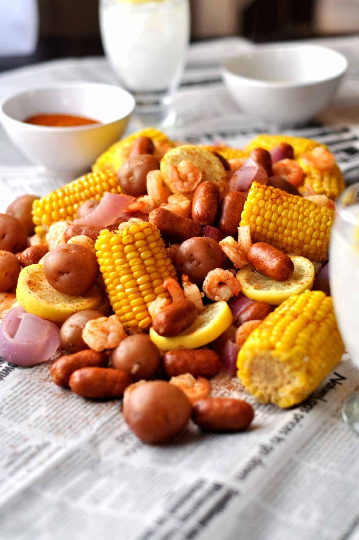 Super Easy Seafood Boil