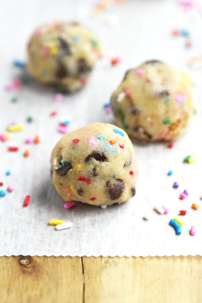 Edible Cookie Dough Balls - Mighty Mrs | Super Easy Recipes