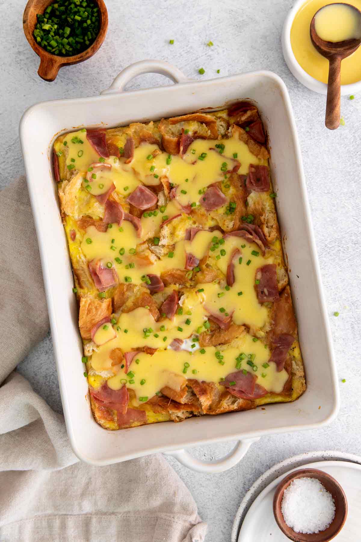 Baked Eggs Benedict for a Crowd
