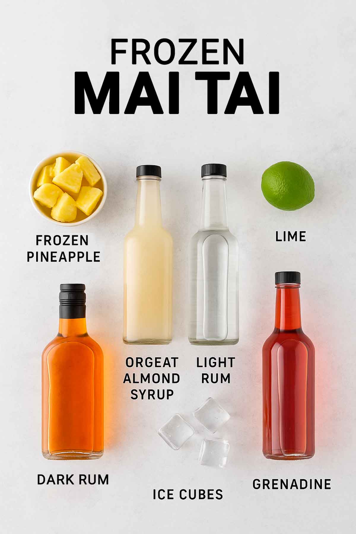 Frozen Mai Tai Ingredients