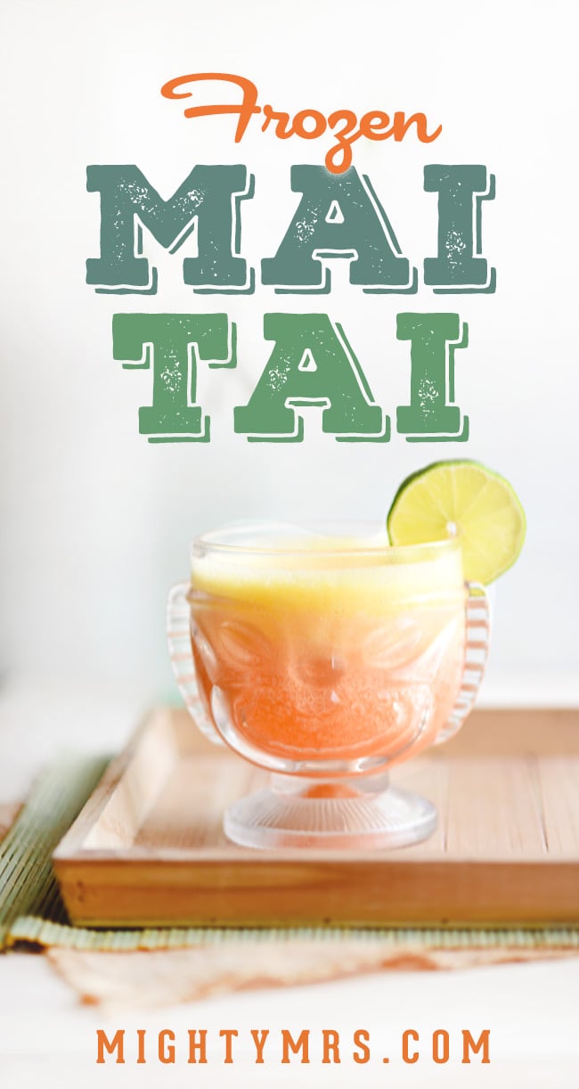 Frozen Mai Tai Slushie