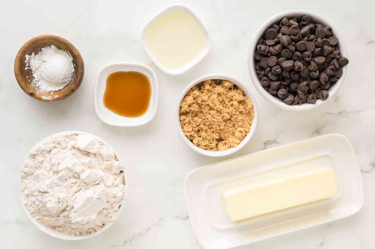 Fudge Striped Cookie Ingredients
