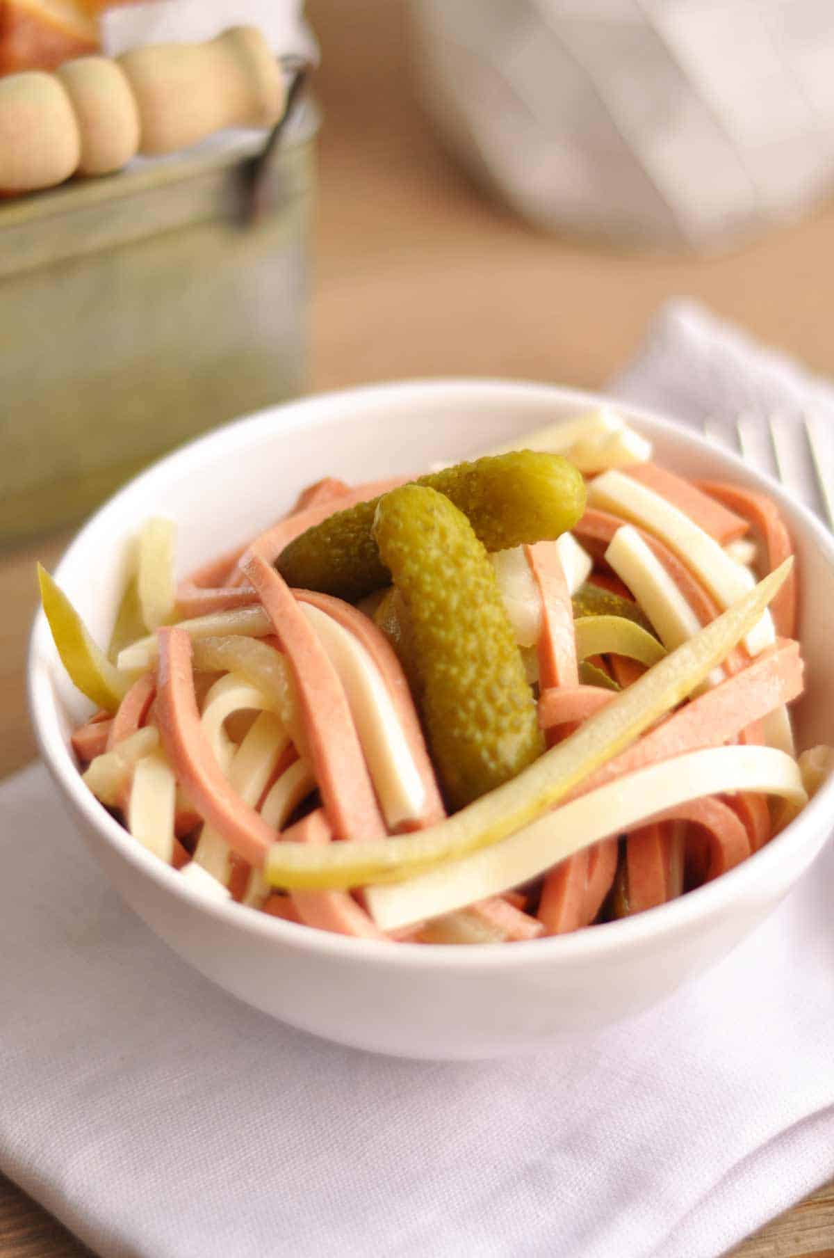 German Wurst Salad - Lunch or appetizer