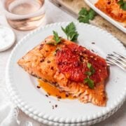 Spicy Chipotle Maple Grilled Salmon