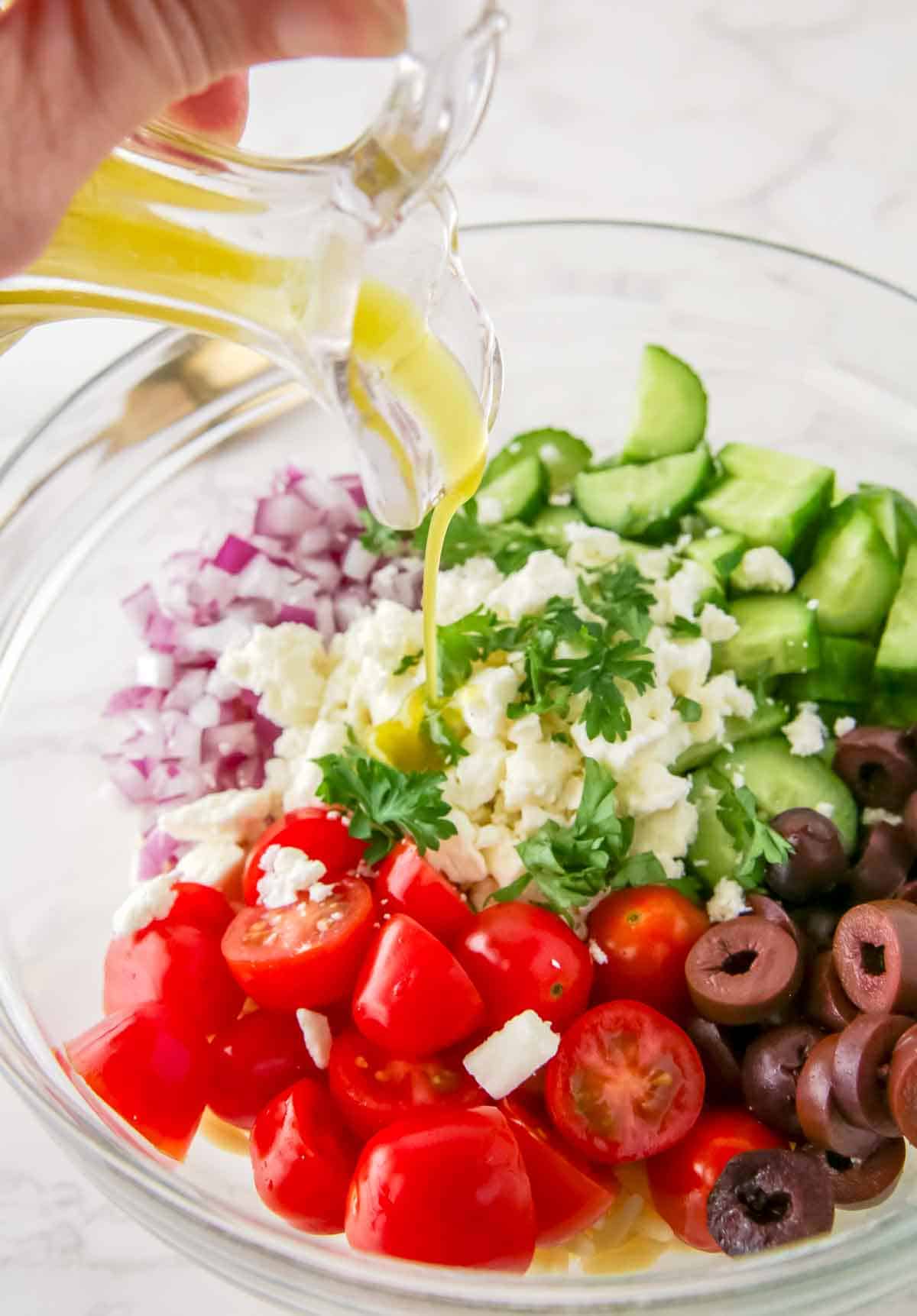 Mediterranean Orzo Salad Dressing