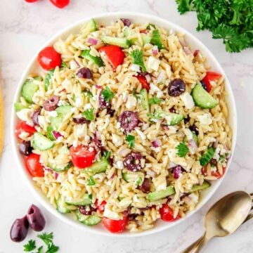 Greek Orzo Pasta Salad