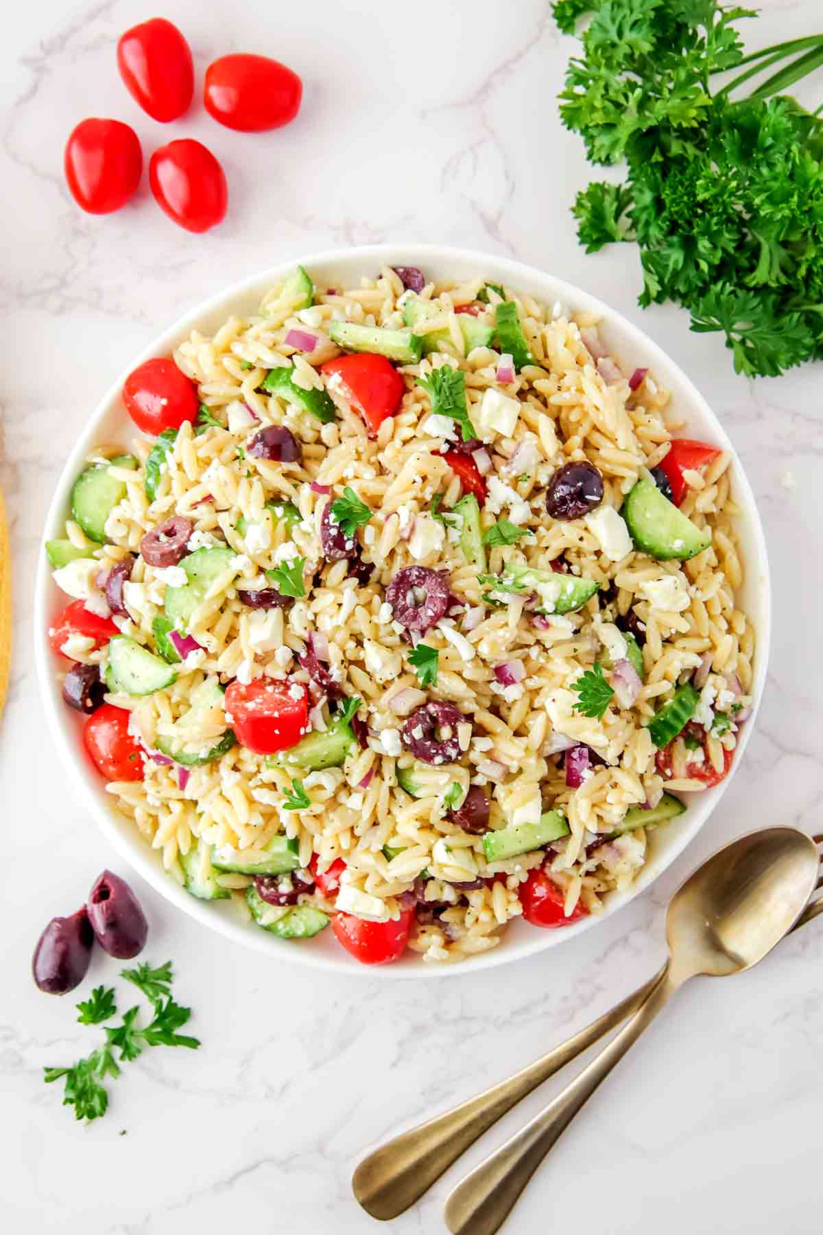 Greek Orzo Pasta Salad