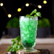 Grandpa's Green Stinger Drink