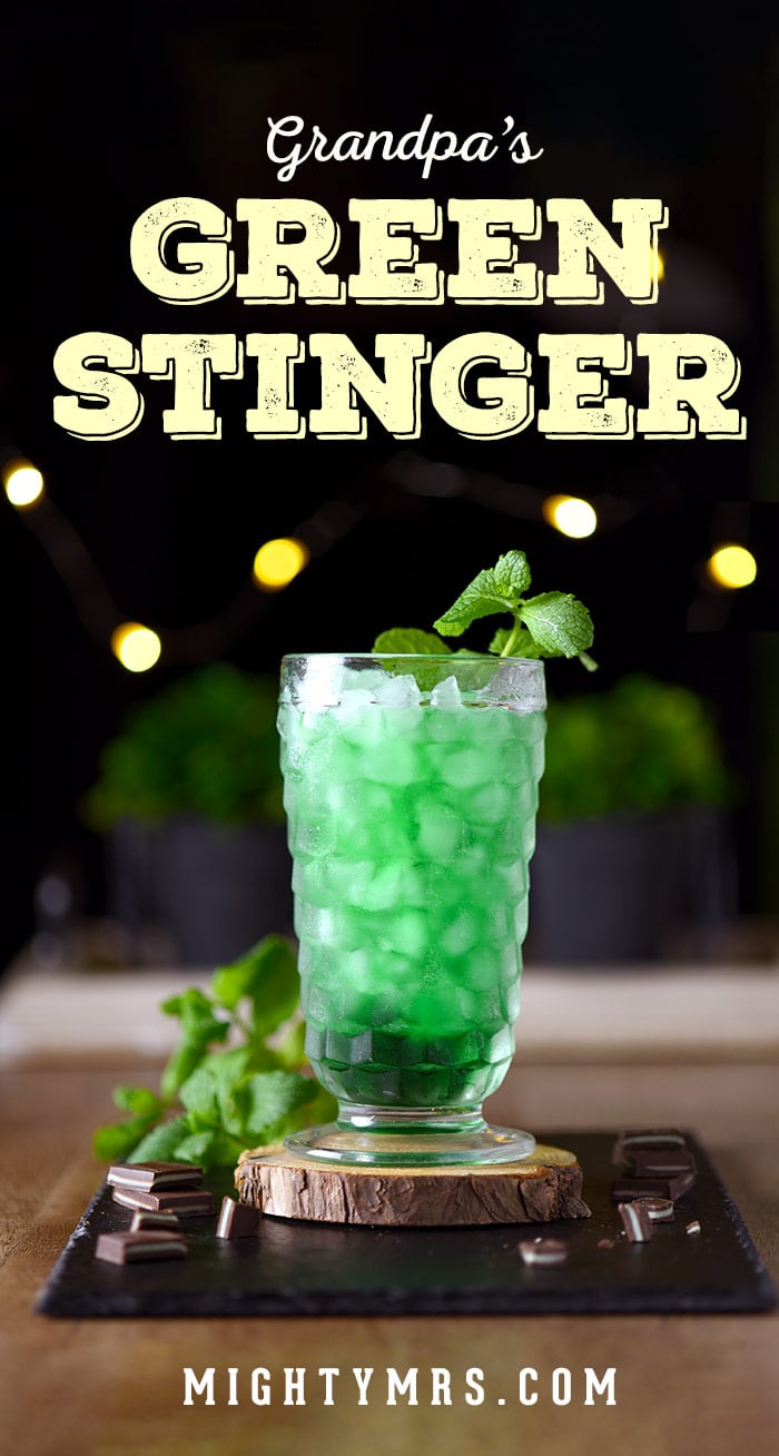 Green Stinger Cocktail