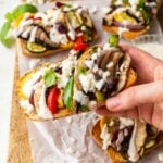 Grilled Veggie Sandwich with Feta and Aioli Sauce