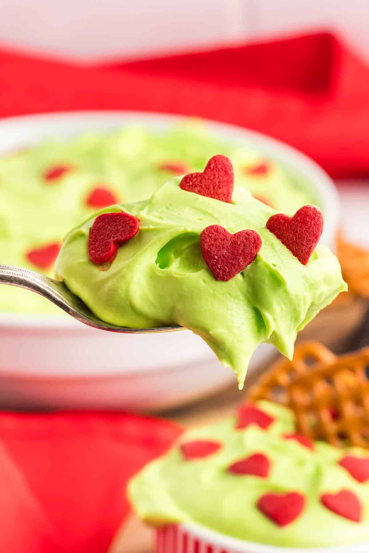 Fluffy Grinch Dip