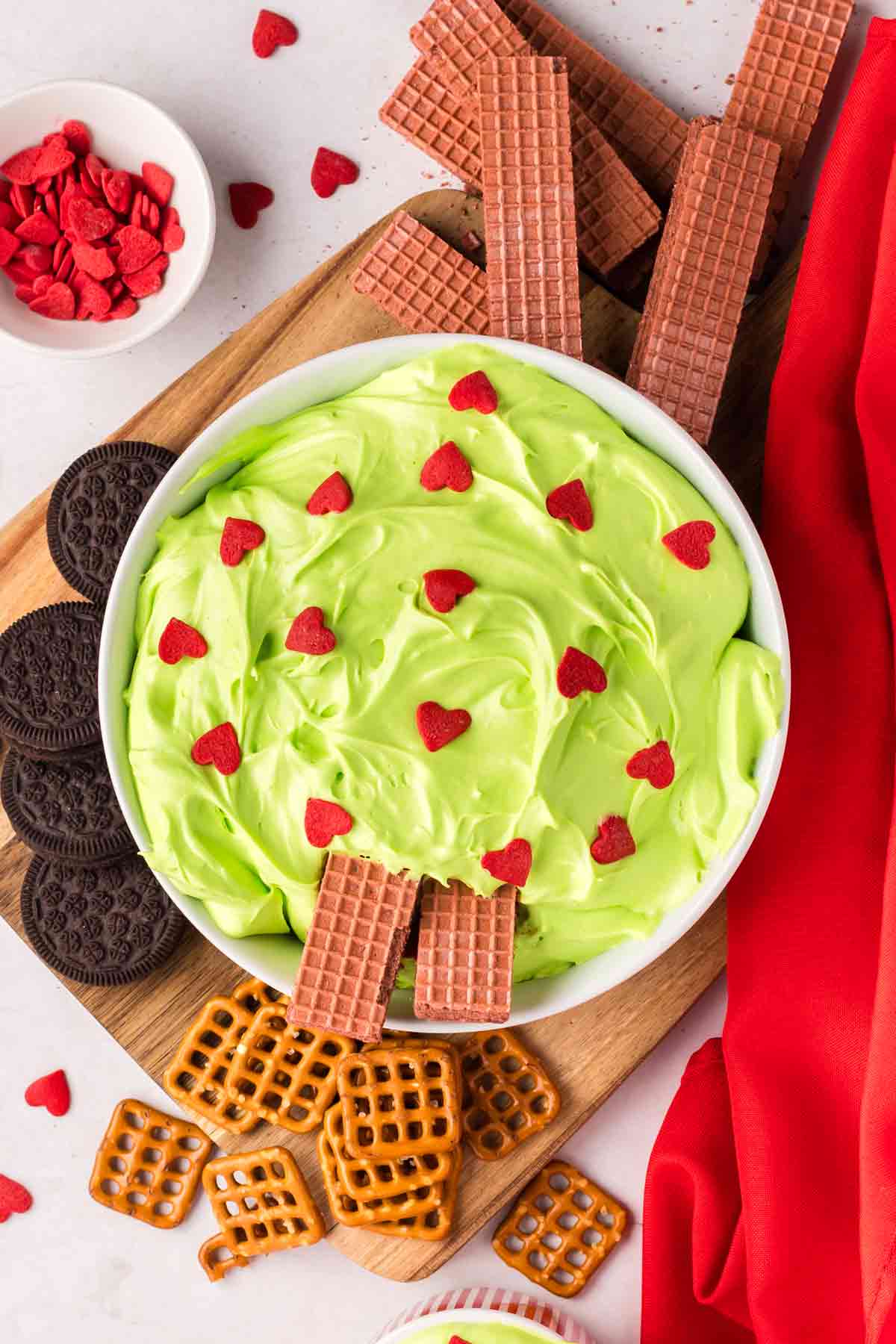 Cream Cheese Grinch Dip