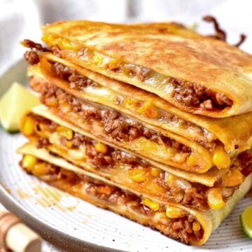 Ground Beef Quesadilla