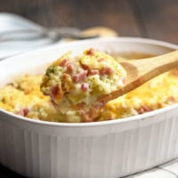 Ham Broccoli Hash Brown Casserole