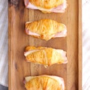 Baked Ham and Cheese Croissant Sandwiches