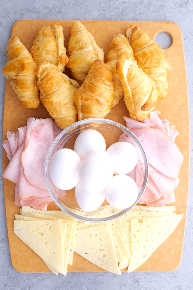 Ham and Cheese Croissant Sandwich Ingredients