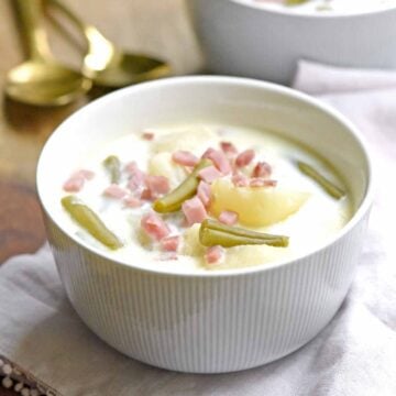 5-Ingredient Ham Green Bean Potato Soup