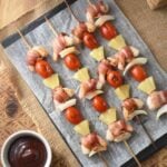 Hawaiian Shrimp Kabob - Pineapple, Bacon-Wrapped Shrimp