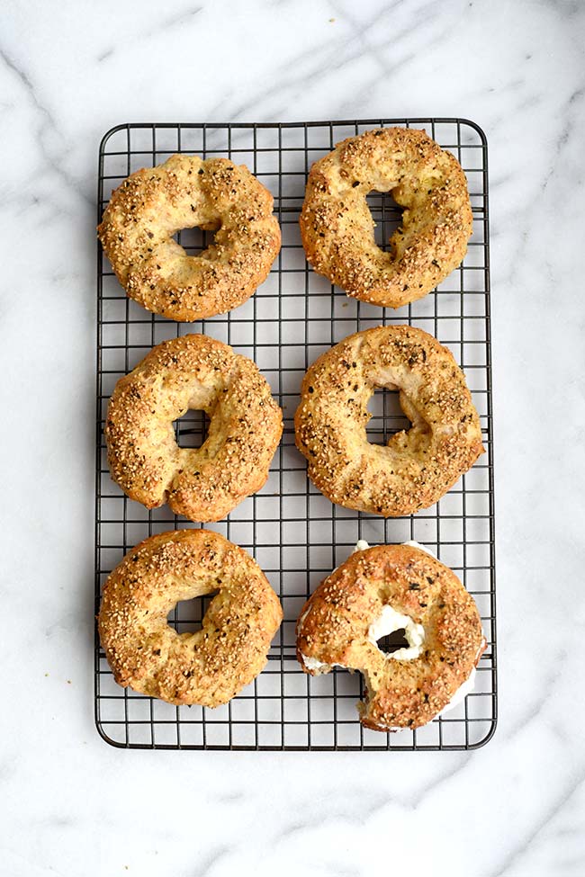 Homemade Bagels - Simple 5-ingredient recipe using Greek yogurt