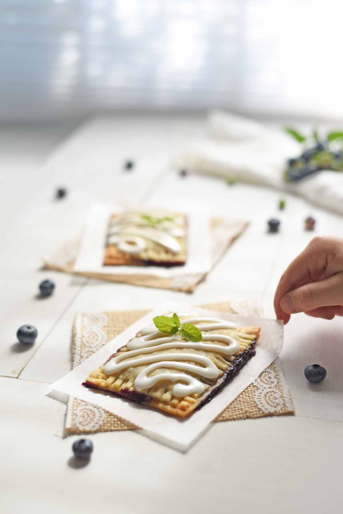 Homemade Blueberry Pop Tarts