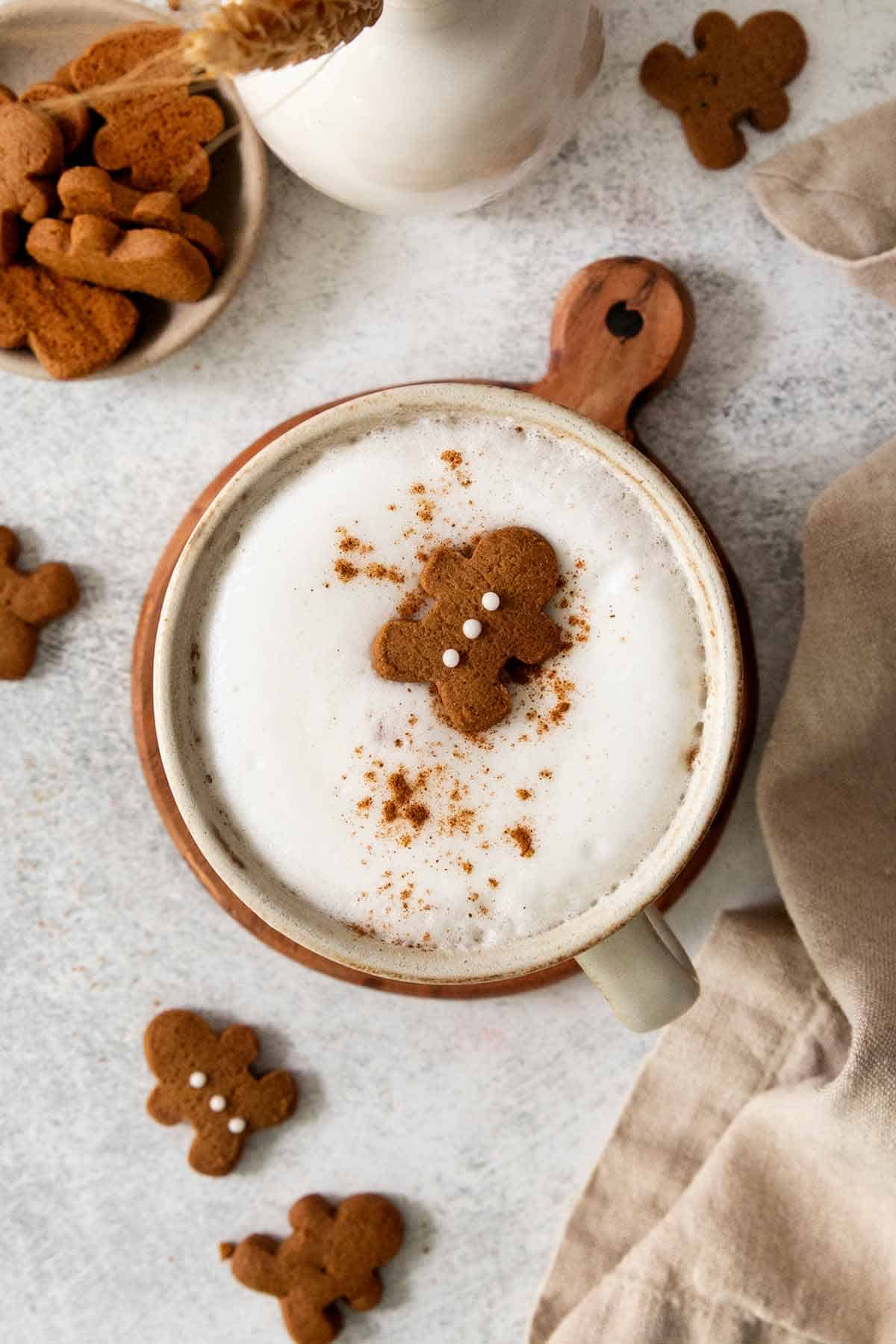 Easy Homemade Gingerbread Latte