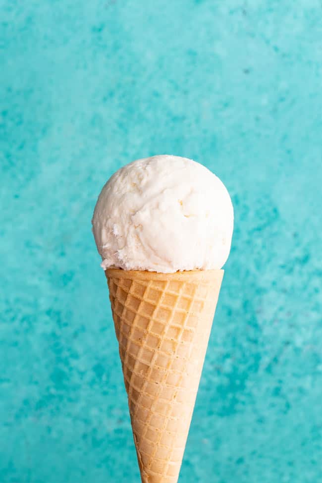 3-Ingredient Homemade Ice Cream - Vanilla
