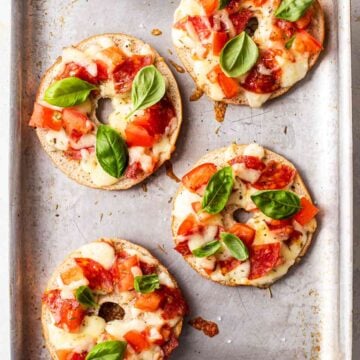 Homemade Pizza Bagels