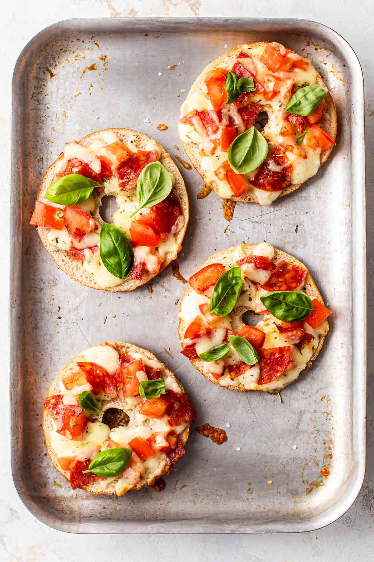 Homemade Pizza Bagels